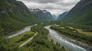 Romsdalen-dalen i Norge