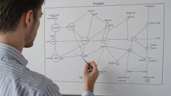 En person ser på et diagram som er lett å forstå, med en klar og enkel layout.