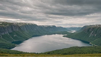 Et pittoreskt landskap av Sørøstlandet, som viser dens naturskjønnhet.