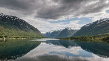 Tromsdalen, et naturskjønt område nær Tromsø, kjent for sin naturskjønnhet og utendørsaktiviteter.