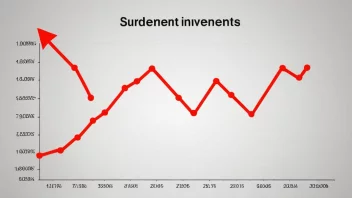 En graf som illustrerer begrepet investeringsstopp.