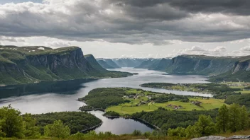 Et naturskjønt bilde av Hepsøys, som viser stedets unike sjarm og attraksjoner.