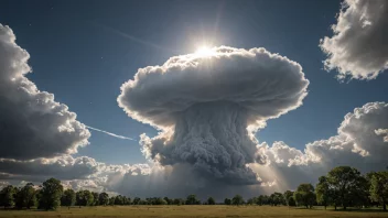 En skydott er et sjeldent atmosfærisk fenomen hvor en luftmasse kan observeres i en skyformet form.