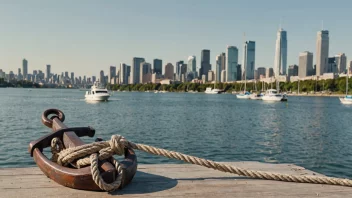 Et bilde av en anker som sikrer en båt, symboliserer stabilitet og sikkerhet