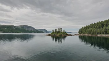 En malerisk øy i Norges hav