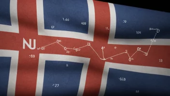 Et bilde som illustrerer infinitesimalregning med et norsk flagg.