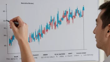 En person som overgår forventningene, med en graf eller diagram i bakgrunnen som viser en oppadgående trend.