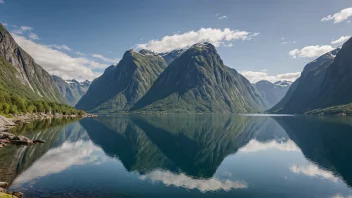 Aursunden fjord i Møre og Romsdal