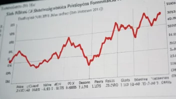 En graf med en fremhevet modellverdi, omgitt av statistiske formler og økonomiske diagrammer.