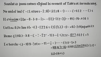 En matematisk ligning med termer fremhevet