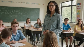 Studenter som deltar på et sommerkurs.