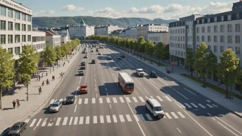 Et bilde som representerer begrepet veitrafikklov, med fokus på trygg og effektiv trafikk på norske veier.