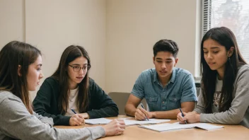 En gruppe studenter som arbeider sammen for å forbedre studentmiljøet.