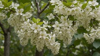 Et bilde av Lindblom-treet, som viser dets karakteristiske hjerteformede blader og duftende blomster.