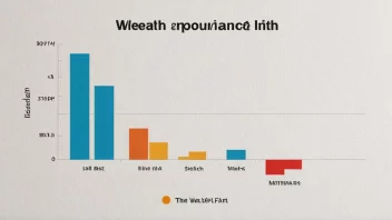 En graf som viser en sammenligning av formuer.