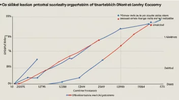 En graf som viser effekten av markedsregulering på økonomien.