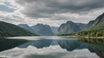 Et fredelig vann i Norge