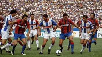 Sampdoria-fotballaget i aksjon på hjemmebanen i Genova, Italia.