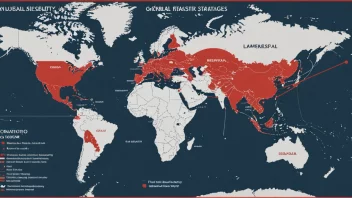 Et bilde som representerer globale atomvåpenstrategier og deres sammenheng.