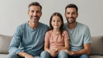 Et bilde av et par uten barn, med en diskret bakgrunn av en familie med barn for å understreke forskjellen.