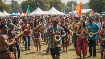 En levende musikkfestival som feirer ulike kulturer og musikktradisjoner