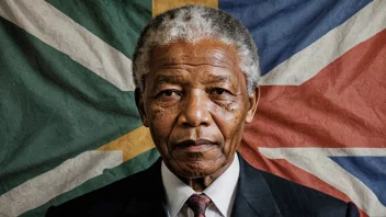 Nelson Mandela, en tidligere president i Sør-Afrika og anti-apartheidaktivist.