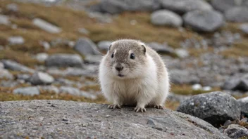 Et lemen i sin naturlige habitat