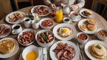 En deilig og tradisjonell norsk søndagsfrokost.