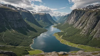 Et malerisk landskap av Ustaoset, som viser dets naturskjønnhet.