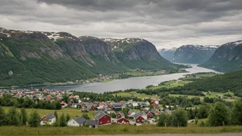 Et malerisk landskap i Norge.