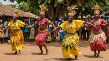 Et levende bilde av guineansk kultur, som viser landets rike arv.