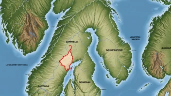 Et kart over Norge delt inn i regioner, hver representert et legedistrikt.