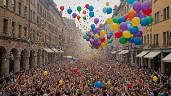 En festlig feiring som markerer 1000-årsjubileum.