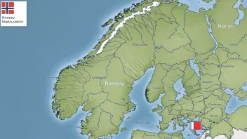 Et kart over Norge med ulike regioner markert, hver representert en spesialisert utdanningsregion.