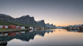 Et idyllisk bilde av Abelvær, som viser dets unike geografi og kulturelle betydning.