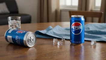 En forfriskende scene med en Pepsi