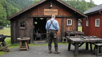 En tradisjonell norsk smijernsbod