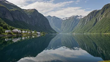 Tresfjord, en naturskjønn fjord i Norge