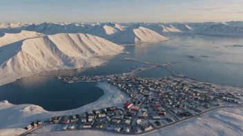 Longyearbyen, den nordligste bosetningen i verden, med over 1 000 innbyggere