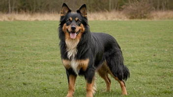 En gordonsetter som leker med en ball i en åker.