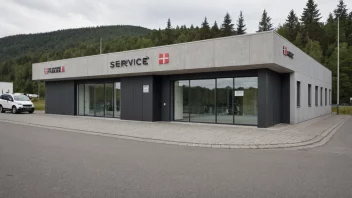 Et servicebygg i Norge