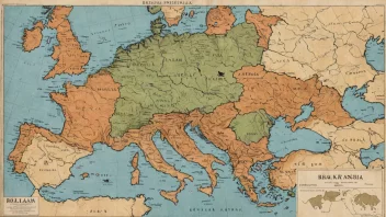 Et bilde som illustrerer Balkankrigene og deres innvirkning på regionen.