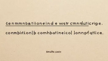 En illustrasjon av en setning med ord koblet sammen med linjer, som viser ordsammensetningen og strukturen.