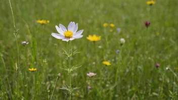 En vakker og vibrerende villblomst i en naturlig setting.