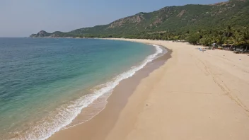 Solastranda strand, kjent for sin vakre naturskjønnhet og maleriske sandstrender