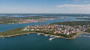 Mariehamn, hovedstaden i Åland, Finland, med sitt vakre landskap og maritime kultur.