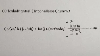 En matematisk formel med en spaltesum fremhevet.