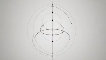 En enkel illustrasjon av en matematisk projeksjon