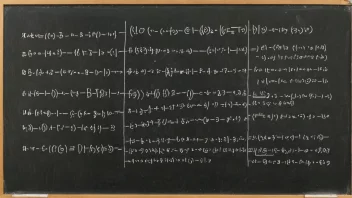 Et matematisk bevis som illustrerer begrepet fundamentalsats.