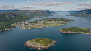 Tysnes øy i Hordaland, Norge, med sitt vakre landskap og maritime kultur